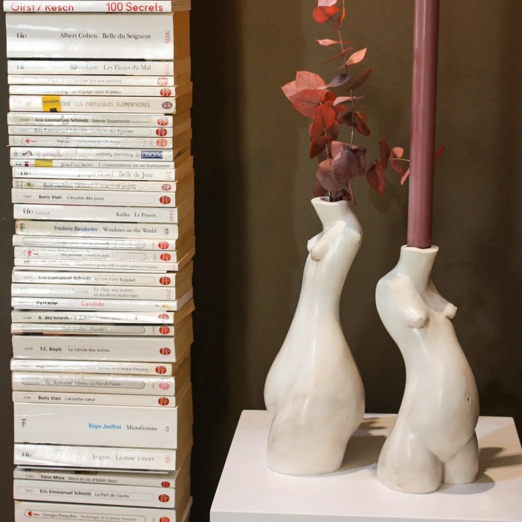 Anissa Kermiche Home-Tit For Tat Candlestick Short (Matte Marble)
