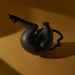 Anissa Kermiche Home-Tit-Tea Pot (Matte Mottled Black)