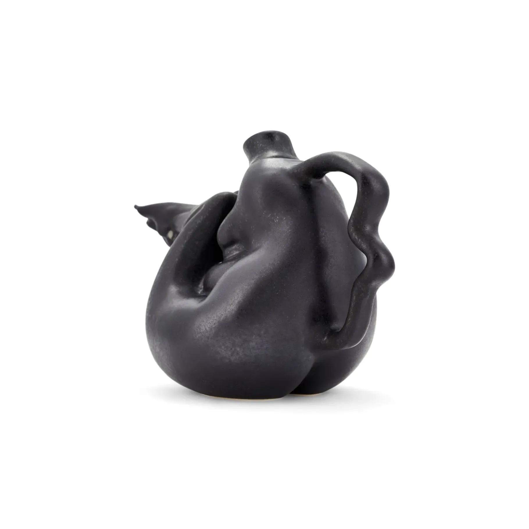 Anissa Kermiche Home-Tit-Tea Pot (Matte Mottled Black)