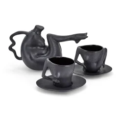 Anissa Kermiche Home-Tit-Tea Pot (Matte Mottled Black)